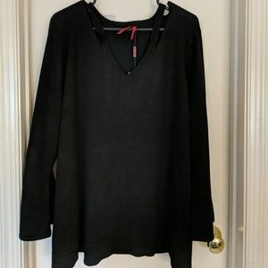 Soft black sweater, 2x